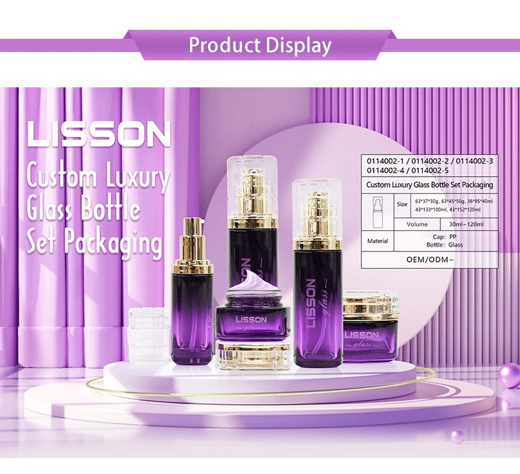  PUMP Glass Bottle & Jar Set