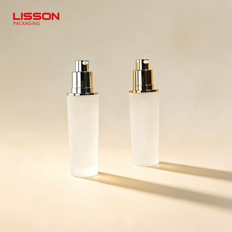 Luxury Gold Pump Foundation Bottle