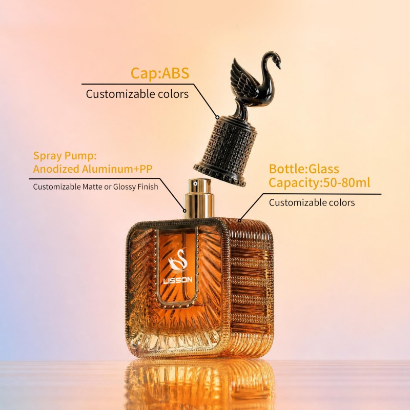 Luxury Swan Shape Glass Perfume Bottle Luxury Swan Shape Glass Perfume Bottle
