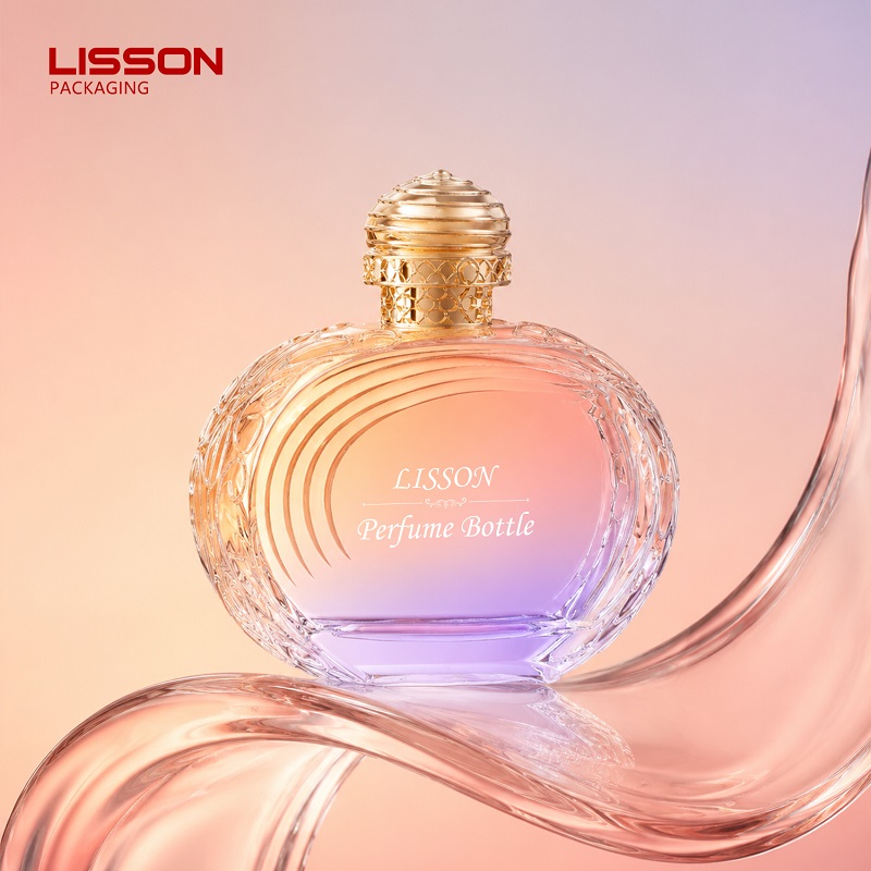 Rococo Style Glass Perfume Bottle