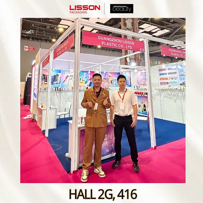 Lisson Packaging, Professional Beauty Delhi 2026 fuarında.