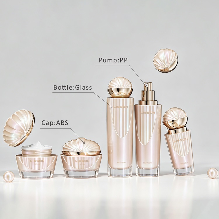 Luxury Skincare Glass Bottle And Jar Luxury Skincare Glass Bottle And Jar