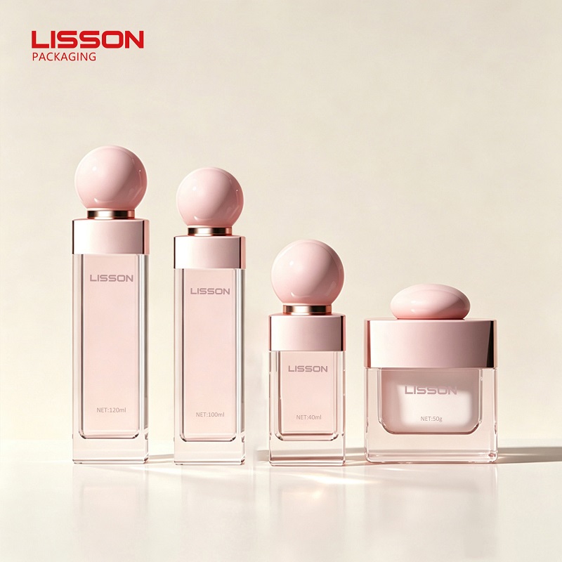 Luxury Square Glass Cosmetic Bottles Luxury Square Glass Cosmetic Bottles