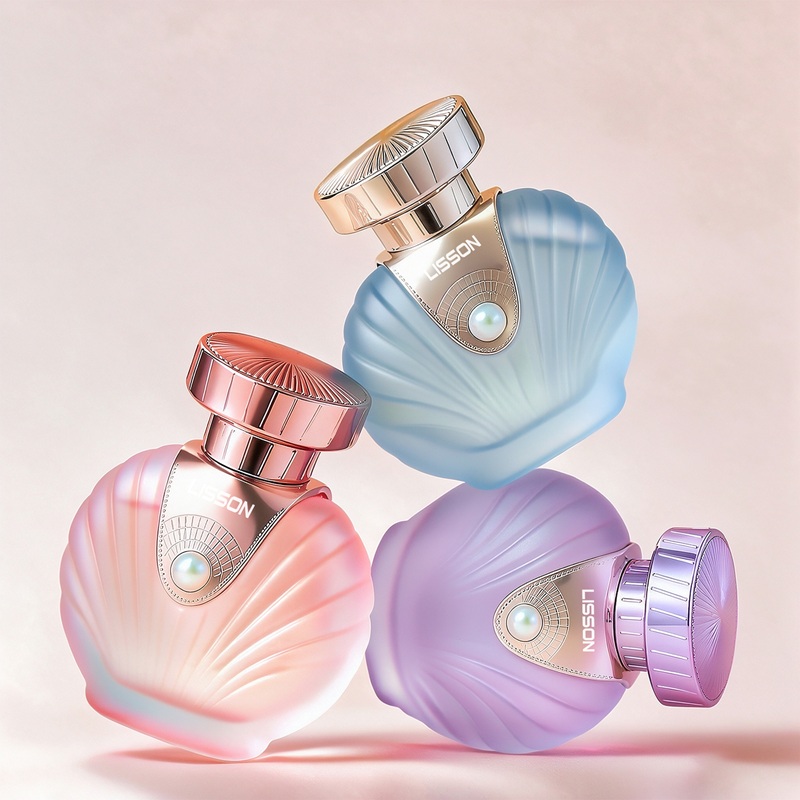 Luxury Shell Glass Perfume Bottle